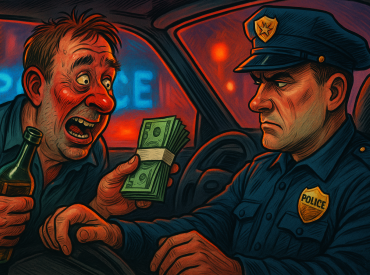 «Дам 2000 евро», пьяный водитель пытался подкупить полицию