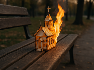 «Хотел построить церковь, но сжёг всё»: рижанин объяснил пожар