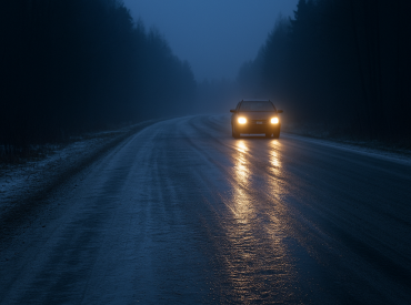 Мороз до -8 °C! Синоптики предупреждают о скользких трассах