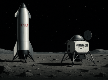 Кто первым отправит человека на Луну — Tesla или Amazon?