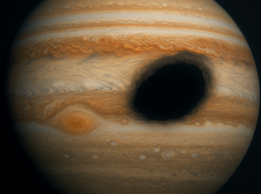 Учёные увидели на Юпитере “дырку” размером с Землю — такого не было никогда!