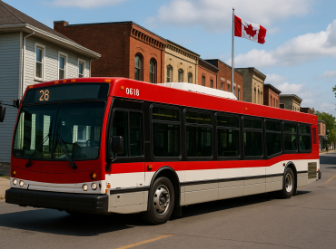В Канаде мужчина украл автобус и… поехал по маршруту!