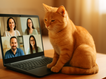 Коты-заседатели: как домашние питомцы срывают видеозвонки по всей Европе