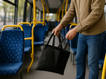 В Варшаве запретят держать сумки на свободном месте в автобусе