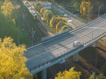 В Юрмале завершилась реконструкция Дзинтарского путепровода