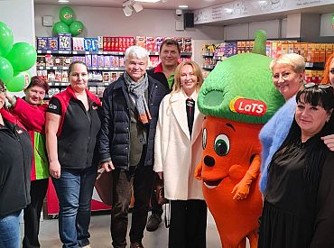 Iedzīvotāju ērtībai Hospitāļu ielā Rīgā durvis ver jauns “LaTS” veikals