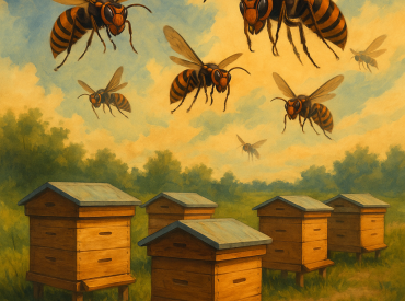 Азиатский шершень выжирает европейские пасеки — в панике голландские пасечники