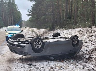Опасный дрифт: водитель без прав уложил BMW «на лопатки»