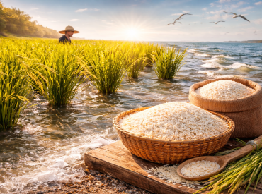 Рис растёт в солёной воде? Учёные научились выращивать урожай там, где было море