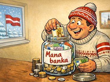 Только стеклянные банки! Наличные остаются главным сбережением латвийцев