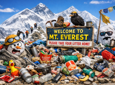 Эверест утонул в мусоре. Непал пытался навести порядок — и провалился