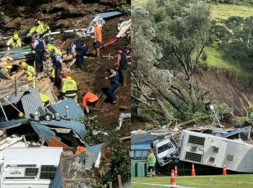 Земля ушла из-под ног: оползень разнёс кемпинг — пропали люди