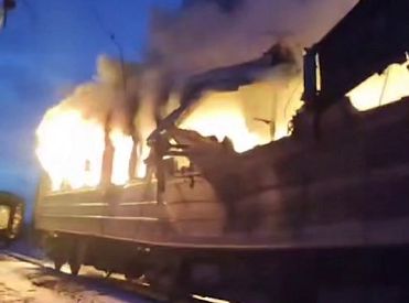 Атака дронов на пассажирский поезд. Погибло пять мирных жителей (видео)