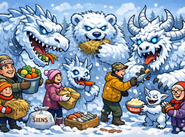 «Начал кормить — корми до весны»: зоопарк объяснил риски помощи диким зверям