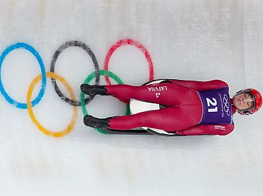 Латвийская саночница приблизилась к победе на Олимпиаде