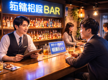 Бар для тех, кто устал: в Японии наливают и помогают сменить работу!