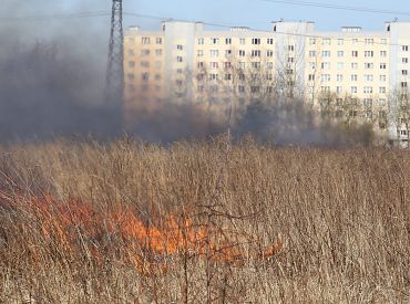 Уже: за последние три дня потушено 55 пожаров прошлогодней травы