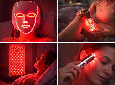 Светят в лицо и верят в чудо: работает ли модная терапия красным светом?