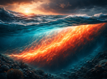 Под Тихим океаном движется гигантская волна тепла: Европа может почувствовать последствия уже скоро !