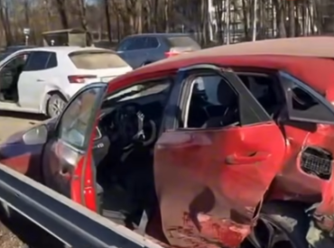 В Риге на Бривибас столкнулись 4 автомобиля: подробности