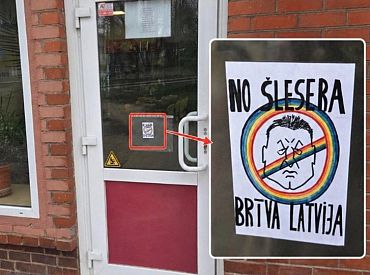 Шлесерс пожаловался на атаку ЛГБТ-сообщества на офис партии. Но есть вопросы
