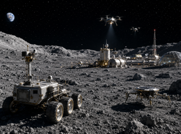 Луна станет стройплощадкой: NASA уже заказало туда дроны и багги
