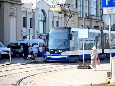 Rīgā 7. tramvaja līnijas pagarinājuma un mobilitātes punkta izbūve izmaksājusi 28,4 miljonus eiro