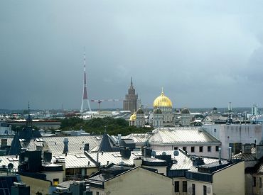 Жёлтое предупреждение: на Латвию движется грозовой фронт