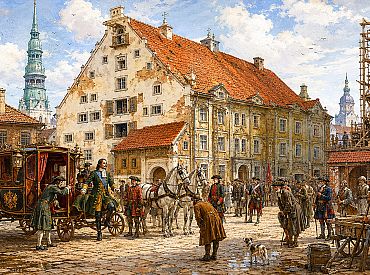 Петр I в доме Данненштерна: старинная рижская легенда