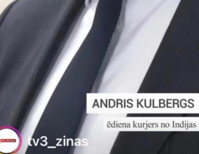 Народ в восторге: Кулбергса в передаче TV3 представили как индийца, курьера по доставке еды