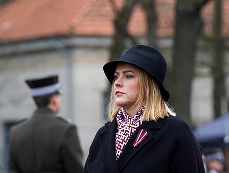 Наш стержень — латышские ценности: Силиня поздравила латвийцев с 18 ноября