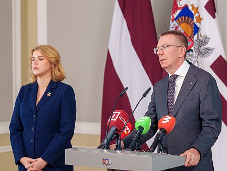 Оба промолчали: Ринкевич и Силиня отказались комментировать начатую судом проверку действий генпрокурора Стуканса по делу Кариньша