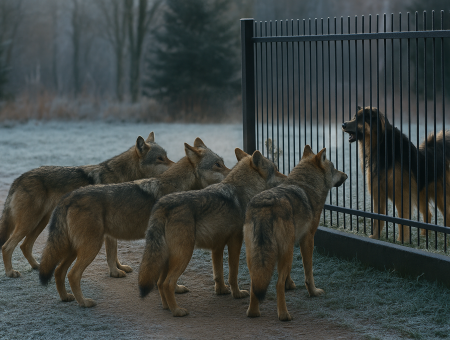 «Пока волки не съедят детей…». Хищники под Валмиерой обнаглели (ВИДЕО)