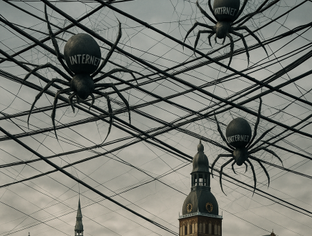 Один кабель вместо десятков: Рига избавляется от «паутины проводов»