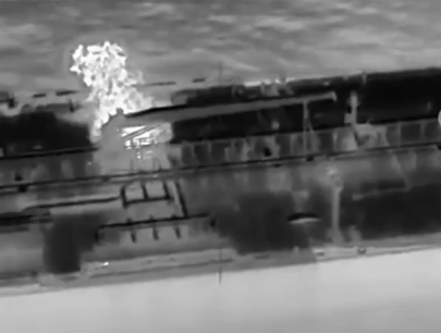 Украина впервые поразила танкер «теневого флота» РФ в Средиземном море (ВИДЕО)