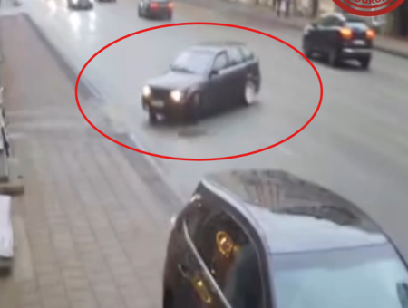 А вот так не надо делать! Попытка дрифта на Бривибас кончилась плохо (ВИДЕО)