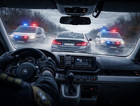 Опять эти проклятые BMW! Погоня и авария на мосту, ранены полицейские