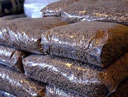 Нарасхват! Как люди в морозы гранулы разбирают — впечатляющее видео