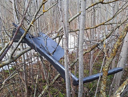 Policija lems par kriminālprocesa sākšanu par tīmeklī izplatītiem attēliem ar it kā Smiltenes novadā nogāzušos dronu