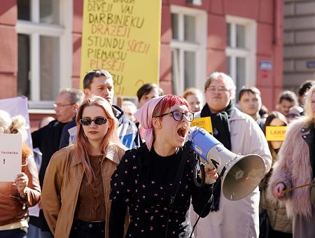 Это сделает нас страной дешёвой рабсилы: у Сейма проходит пикет. ФОТО