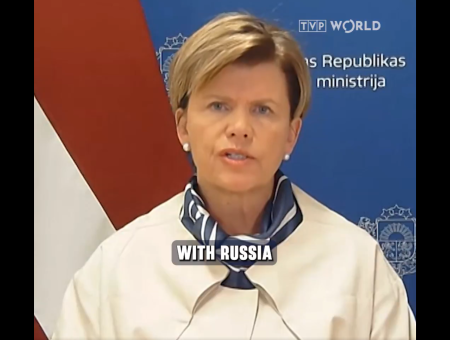 Это просто неправда: Браже сделала заявление по поводу слухов о нападении России на Балтию