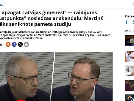 «Вы обкрадываете латвийские семьи!» Мошенники подделываются под LSM — будьте бдительны!