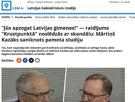 «Вы обкрадываете латвийские семьи!» Мошенники подделываются под LSM — будьте бдительны!