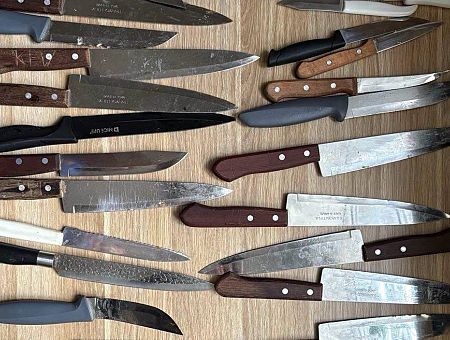 Изъяли 31 нож: Домбрава отчитался о рейдах полиции в центрах для мигрантов Изъяли 31 нож: Домбрава отчитался о рейдах полиции в центрах для мигрантов