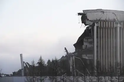 При демонтаже обрушилась крыша спортивно-концертного комплекса «Петербургский»