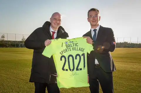 Piņķos top lielākā un modernākā futbola sporta bāze Baltijā