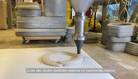 RTU izstrādā betona maisījumu 3D drukāšanai