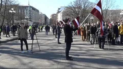 На 16 марта в Риге заявлено одно шествие и возложение цветов; как оценивает ситуацию полиция