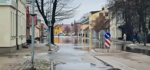 Уровень воды у Екабпилса упал более чем на полметра