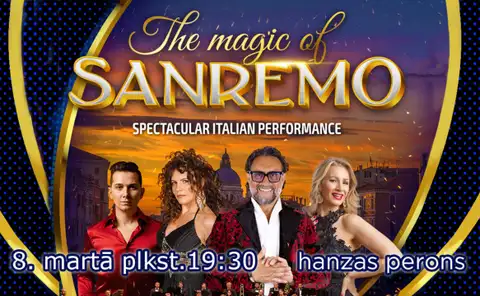 SANREMO maģija – slavenais itāļu šovs dodas Latvijā!